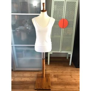 Tobi White Muscle Tank